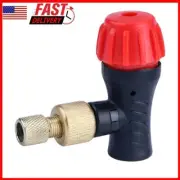 Inflator Valve Head Presta Schrader Adapter CO2 Bicycle Road MTB Tire Pump
