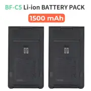 2PC Baofeng BF-C5 Battery 1500mAh Li-ion Battery For Baofeng BF-C5 Two Way Radio