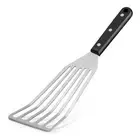 2X(12.4Inch Fish Spatula- Slotted Fish Turner Spatula with Sloped Head - 8301