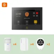 7 Inch Wireless Wifi 4G Tuya Smart Home Alarm System Support 8 Wired Zone Securi