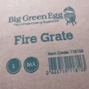 Big Green Egg Kamado Joe 9"Fire Grate Original Large Minimax Cast Iron Authentic