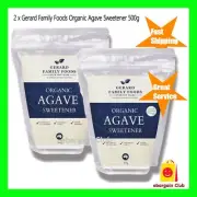 *New* 2 x Gerard Family Foods Organic Agave Sweetener 500g - Product of Mexico