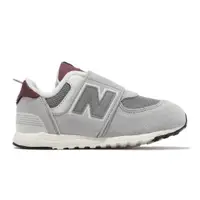 在飛比找蝦皮商城優惠-NEW BALANCE 童鞋 574系列 中大童 灰 紅 N