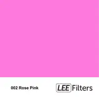 在飛比找PChome24h購物優惠-LEE Filter 002 Rose Pink 燈紙 色溫