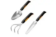 Fiskars Xact Stainless Steel 3-Piece Garden Weeder / Digging Tool Set