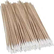 FOMIYES 15cm Long Handle Cotton Swabs 500pcs Pack Organic Cotton Perfect for Cleaning Ears Jewelry and Instruments