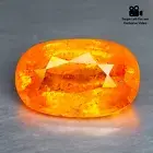 2.30 CT Unbelievable ! ArtyClick Orange Spessartite Gem Mined From Namibia
