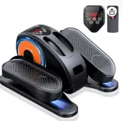 Motorized Under Desk Elliptical Trainer with Pedals LED Display &Remote