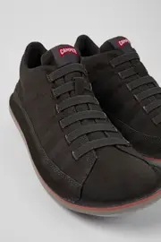 Beetle Black Textile/Nubuck Basket Bootie for Men