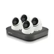 Swann 8 Channel 4K DVR Kit with 4 x 4K PIR Dome Cameras Security Cameras