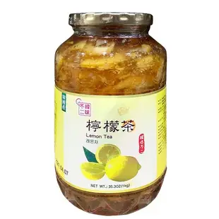 【韓味不二】傳統生茶系列罐裝1kg 3罐優惠 (水蜜桃蘋果/生黃金柚子茶/生蘋果茶/生檸檬茶/生紅棗茶)