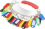HORIALENCE 1Set Portable Key Tags Organizer for Home Office Creative Key Storage Holder with Positions Labels for Warehouses Dorms Hotels and More