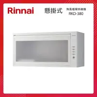 在飛比找PChome24h購物優惠-Rinnai 林內 懸掛式 熱風循環 烘碗機 RKD-380