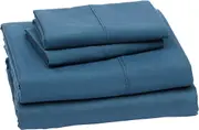 Queen Size Microfiber Bed Sheet Set, Lightweight, Super Soft, Easy Care, 36 cm Deep Pockets, Dark Teal