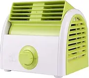 Repelltopse YHM 30W Turbine No Blade Mini Desktop Mute Fan for Dormitory/Bedroom/Living Room/Office, 3 Kinds Speed Mode, AC 220V(Pink) (Color : Green)