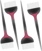AUTSUPPL Home Hair Dye Brush Set 4pcs Soft Bristle Brush for Barbershop Safe for Scalp Reusable Washable for Styling