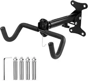 iDopick Bike Wall Mount Hanger, Horizontal Bicycle Storage Rack | Indoor Hanging Bicycle Holder - Hang Your Road, Mountain or Hybrid Bikes in Garage or Home