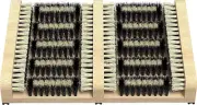 SCRUBIT Boot Scraper Brush – Flat Door Scrubber Mat - All Weather Shoes & Boots