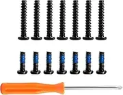 Replacement Rear Back Shell Screws Set for Steam Deck Gamepad with Screwdriver