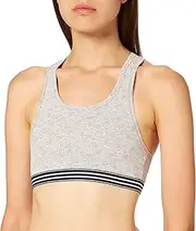[Sanetta] Girls Bustier Grey Sports Bra