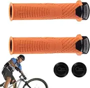 Bike Grips - Scooter Handle Grips - Lockable Comfortable Ergonomic Soft Handlebar Accessories for Cycling Scooter Boys Girls Mountain Riding