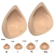 1Pair Women Sponge Foam Bra Pads Insert Push Up Chest Cups Intimates Accessories