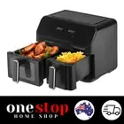 Kitchen Couture 10 Litre Flex View Air Fryer Air Crisp Dual Cooking Zones
