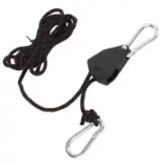 Precision-Made Robust Sturdy Outdoor Tent Adjustable Rope with Hanging Hooks 6ft