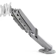 StarTech.com Desk Mount Dual Monitor Arm with USB & 3.5mm Audio, Desk Clamp Ergonomic VESA Mount