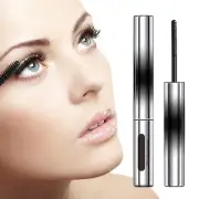 Black Washable Metal Mascara Wand for Curling, Lengthening, and Non-Clumping
