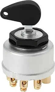 eMagTech 7 Terminals Ignition Key Switch Light Ignition Switch 0-1-2-3 OE 0342201009/717638R91 Compatible with Case IH BD Series Tractor Vintage Car