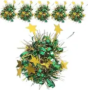 [SUPVOX] 6pcs Wrist Flower Portable Cheerleader Props Cheering Pompoms Prop Cheering Pom Poms Cheerleaders Poms Metallic Cheerleader Pompoms Spirited Pompoms Cheering Props Dancing Pom