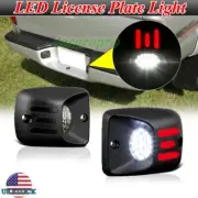 Red OLED Tube White LED License Plate Tag Light Kit For Toyota Tacoma 1995-2004