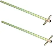 LIGIGWASH 2pcs Long Elevator Triangle Key For Emergency Door Release 7-a300mm Metal Key Door Release Spanner For Lift Mechanics Portable Maintenance And Repairs Tools