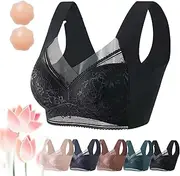 [KCRPM] Yodaer Bra, Yodaer Posture Correction Front-Close Bra, Women'S Summer Thin No Wire Anti-Sagging Lace Everyday Bras