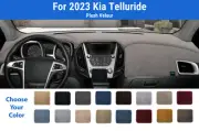 Dashboard Dash Mat Cover for 2023 Kia Telluride (Plush Velour) (for: Kia)