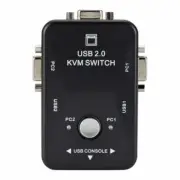 2Port USB VGA KVM Switch Box For Mouse Keyboard Monitor Video Sharing Computer