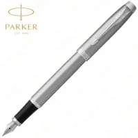 在飛比找momo購物網優惠-【PARKER】派克 新IM 經典 鋼桿白夾 F尖 鋼筆 買