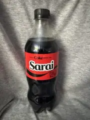 Share a Coke with Sarai 2025 Personalized Gift Coca~Cola Bottle 20oz Zero