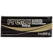 Sculpey Premo Modelling Clay Black 227g