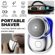 Distinguisha Mini-Shave Portable Electric Shaver Razor USB Charging Wet and Dry