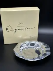 Lenox Organics Collection Wine Bottle Coaster Ruffle Aluminum India NIB