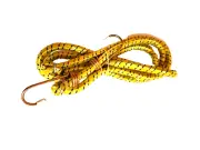 ( ONE) 6 FOOT HEAVY DUTY LUGGAGE BUNGEE CORDS WITH METAL HOOKS- FREE SHIPPING!