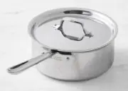 All-Clad 3 Quart D3 Stainless Steel Everyday Sauce Pan With Lid