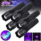 5X UV Ultra Violet LED Flashlight Blacklight Light 395 NM Inspection Lamp Torch