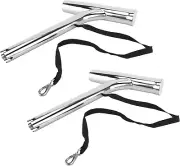 Fishing Rod Holder 2Pcs Stainless Steel Boat Outrigger Mount Fishing Pole Holder