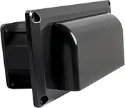 AcbbMNS 12V Side Air Vent Ventilation Exhaust Fan for RV Caravan Motorhome Trailer Boat Marine Yacht (Black)