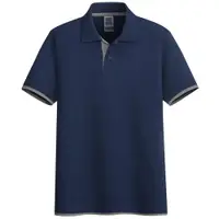 在飛比找ETMall東森購物網優惠-保羅衫短袖男生假兩件雙層POLO衫
