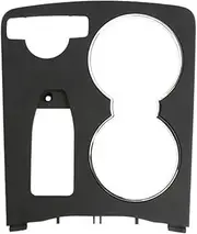 Center Console Cup Holder Trim Cover Compatible with Mercedes Compatible with Benz W204 C-Class 2046800307 X204 GLK-Class 20468002308 Car Glove Box(C-Class(Black))