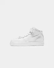 [Nike] Nike Kids' Air Force 1 Mid Le (Gs) White/white - Size 6Y 6Y White/White